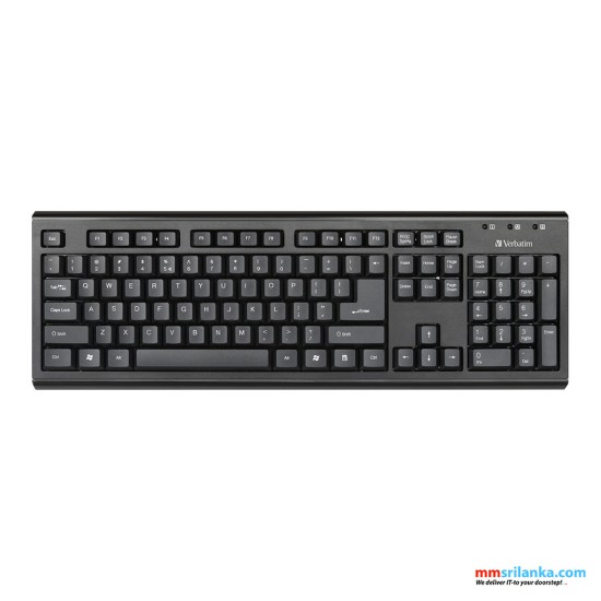 VERBATIM Wireless Keyboard & Mouse Combo (1Y)